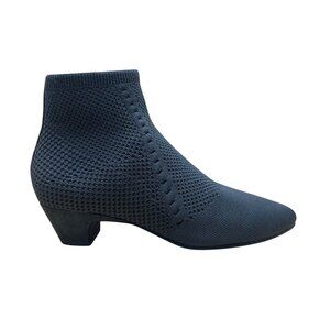 Eileen Fisher Women’s Gray Knit Stretch Ankle Booties Size 8.5